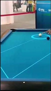 This augmented reality pool table is designed to help you become a better player #pool