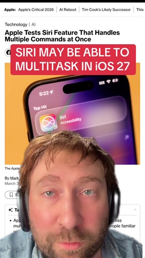 Siri Multitasking in iOS 17?