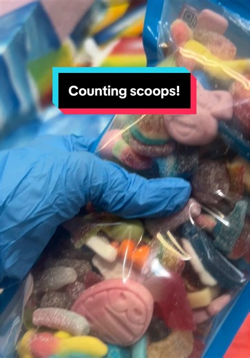 Can you count the scoops? #fyp #candy #sweet
