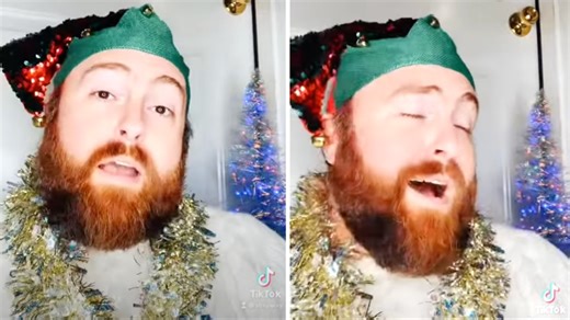 A Verbal Mashup of 'The Night Before Christmas' and the Classic Cake Song 'The Distance'