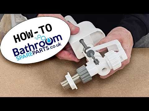 How to Change the Washer on a Siamp Compact 1/2" & 3/8" Side Inlet valve w/Brass tail 30956510