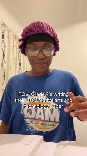 Final Year Grade 9 Students Writing Last Creative Arts Paper in South Africa