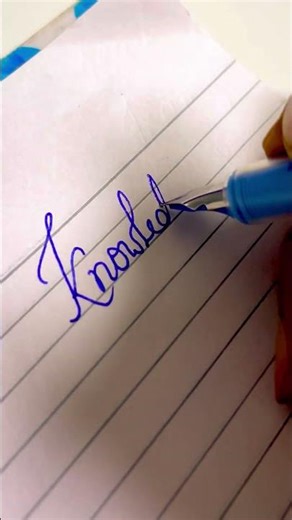 Knowledge word art #shorts #draw