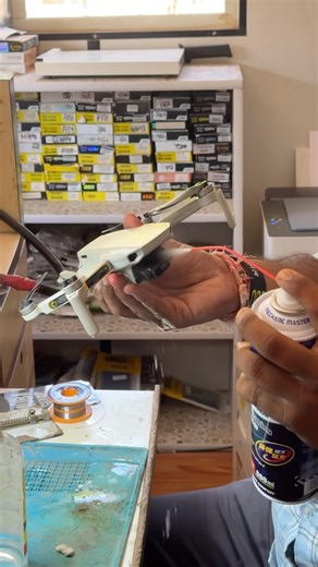 Dji drone cleaning & ￼service ￼ at home #djidrone #dji #yotubeshorts