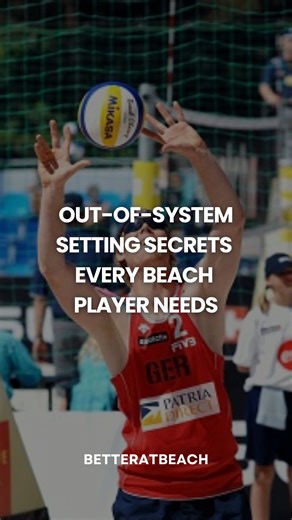 👐 OUT-OF-SYSTEM SETS WIN MATCHES. When the pass is off, your setting doesn’t get to be. In this video we break down how to stay calm, create hittable balls, and keep your offense dangerous even when everything breaks down. Want our best setting drills to get comfortable out of system? 👇 Comment “SETTING” and we’ll send them your way! #beachvolleyball #volleyballsetting #outofsystem #setterlife #volleyballtraining #betteratbeach #volleyballdrills | Better at Beach Volleyball