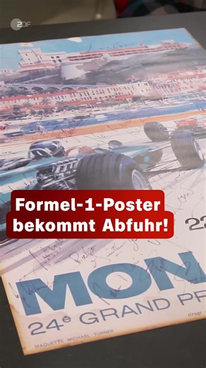 325K views · 1K reactions | Das Duo aus Schwiegervater und Schwiegersohn hofft auf einen meisterhaften Erlös, als sie mit ihrem Plakat an den Start gehen.  Experte Detlev muss aber auf die Bremse drücken. Das Plakat vom Grand Prix in Monaco 1966 ist „nur“ ein Druck des Originals.  Kein echtes Poster von damals, keine echten Unterschriften. Detlev muss das Bieterrennen beenden, bevor es überhaupt angefangen hat. Doch das Duo nimmt es sportlich. | Bares für Rares | Facebook