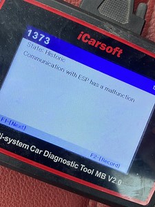 ABS lights on c63 w204