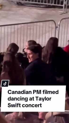 Canadian Prime Minister Justin Trudeau is facing backlash after a video of him dancing at a Taylor Swift concert went viral over the weekend amid destructive protests. #justintrudeau #taylorswift #swifties #toronto #taylorswifttoronto #erastor #protests #politics #primeminister #canada