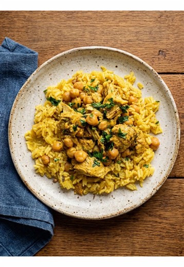 Poulet kedra aux pois chiches — recette vide-placard