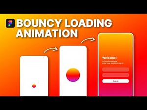 Bouncy loading animation in figma | Figma loading animation