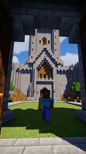 #building#New#Castle#shorts #minecraft #technology