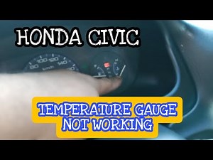 HONDA CIVIC VTi, Temperature gauge not working