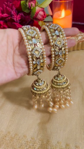 Available jhumka bangles Sizes: 2.4/2.6/2.8 | Cloth N' All