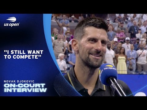 Novak Djokovic On-Court Interview | 2025 US Open Round 1