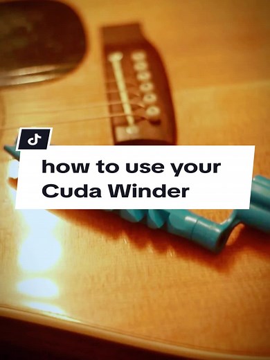 ready to string your guitar like a pro? order your Cuda Winder to get started today! #guitar #musiciansoftiktok #musician #guitartok #guitartools #yamaha #takamine #guitarwinder
