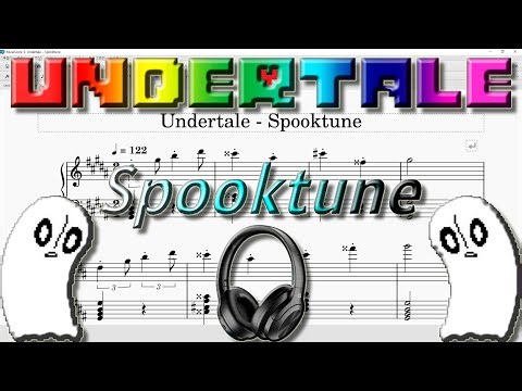Undertale - Spooktune 피아노 악보