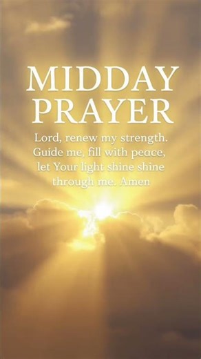 Powerful Midday Prayer For Strength #God #faith #prayer #shorts