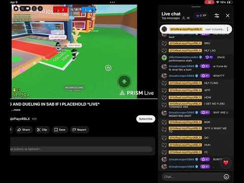 testing if streamers scam for the placeholder @YoRealJojoPlaysRBLX