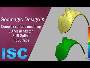 Complex surface modeling case two- Geomagic design X