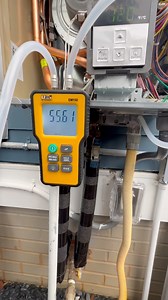 This customer had another company swap out his tankless water heater, they couldn’t get it to work but they collected payment and left. The homeowner tried troubleshooting it himself but also couldn’t get it to work so he ended up calling for help. Upon arrival, the first thing I notice is that they have a high pressure gas meter but no regulator at the heater. After confirming that the pressure at the meter was way too high, I install a regulator and voilà it started working. #plumbing #plumber