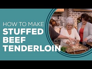 Bacon, Crawfish and Mushroom Stuffed Beef Tenderloin