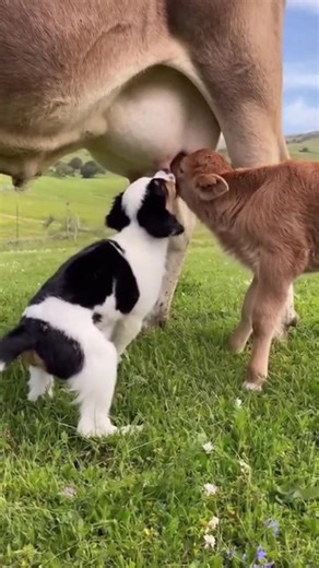 132K views · 3.1K reactions | “Cow Baby Drinking Milk & Dog Reaction So Funny • • • • • #dog #dogsofinstagram #puppylove #dogs #doglover #puppiesofinstagram #viral #comedy #reels #memes #trending #instagram #meme #explore #funnyvideos #funnymemes #instagood #explorepage #fun #love #fyp #reelsinstagram #lol #follow #humor #memesdaily #trendingreels #cute #like #tiktok | Banana Nibbler | Facebook