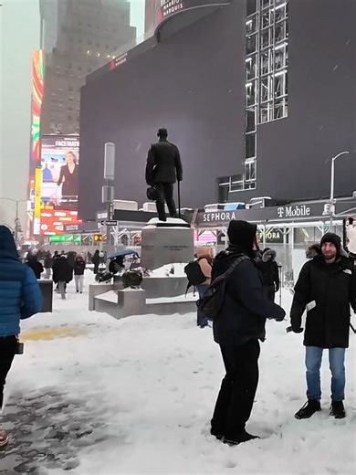 Building My Empire Under New York's Snowy Skyline