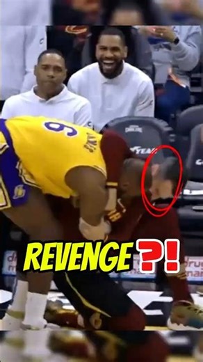 LEBRON DUNKS 😳 Head at the rim.. then THIS happens after #shorts