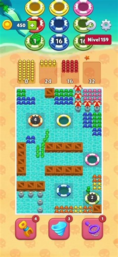 Hole Pool - Level 159 #games #puzzle #holepool #gaming #gameplay