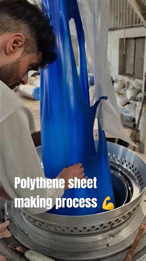 How to make polythene sheet industry 😍 #process #automation ##electrical #mitsubishi #machine