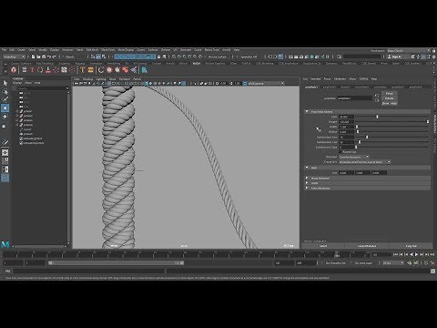 How to Model Rope (Maya Tips & Tricks)