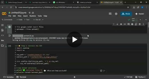 #task3 #skillcrafttechnology #svm #imageclassification #catsvsdogs #machinelearning #python #colab #internshipproject #ml #ai #kaggle | Anuj Pawar
