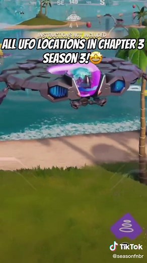 Fortnite Chapter 3 Season 3 UFO Locations Guide