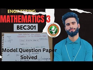 BMATEC301 Model Question Paper Solved VTU 📝|Q.No 1(b)| Mohsin Ali 14