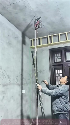 DIY home installation essential: ultra-stable high wall drill hole tool!