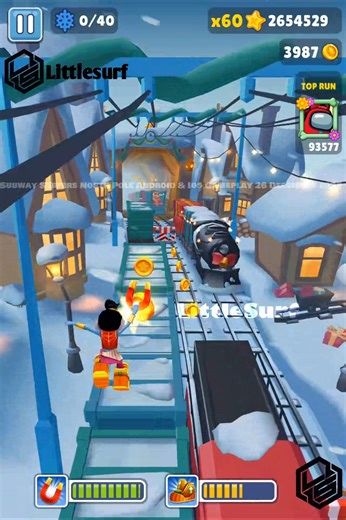 Subway Surfers North Pole Android & Ios Gameplay 26 December 2025 3 | Little surf