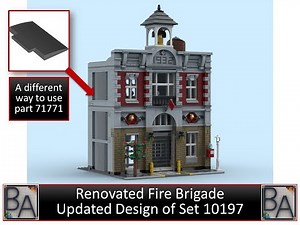 LEGO MOC - Renovated Fire Brigade - Based on Set 10197