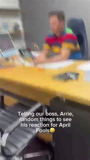 Office Pranks: Telling the Boss Random Things