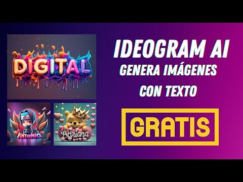Cómo usar Ideogram AI - Generar imágenes con texto GRATIS