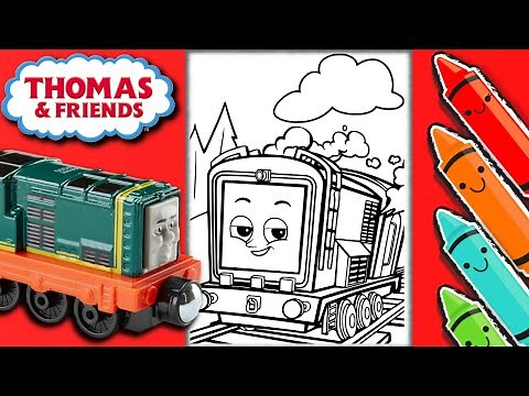 Coloring Thomas the Tank Engine Coloring Pages For Kids