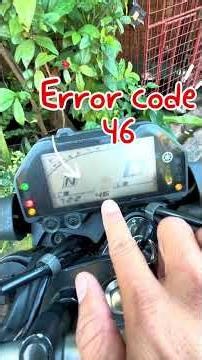 Error code 46 Yamaha Mt03.?? #bisaya #mt03 #yamaha #motorcycle #ytshorts