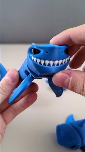 3D Printed Sharks with a CHOMP! 🦈 Prime Tower Shark Gone Wild!