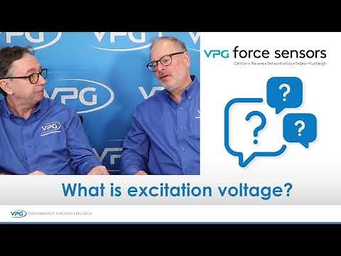 What is excitation voltage?