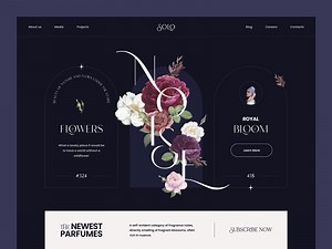 Web site design: landing page home page ui