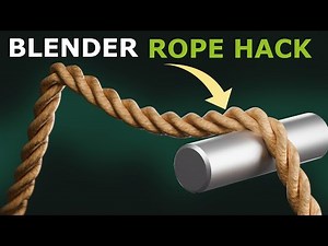 Try This Blender Hack For Rope Simulation
