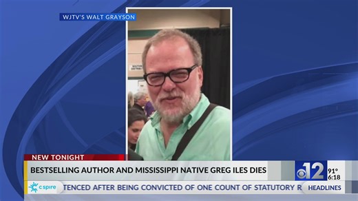 New York Times Bestselling author and Mississippi native Greg Iles dies