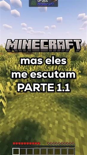 Luigi Lander on Instagram: "MINECRAFT mas eles me ESCUTAM #minecraft"