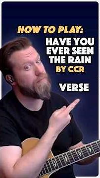 Have You Ever Seen The Rain by CCR (Verse Tutorial)