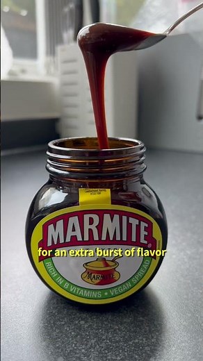 DRINKING MARMITE with Hot Water 🫣 #marmite #vegemite #bovril #savory #foodvlog #foodieuk #ukfood