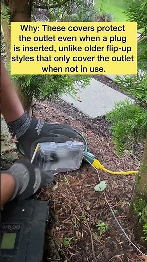 How to Protect Outdoor Outlets From Water Intrusion? Weatherproof Cover Installation